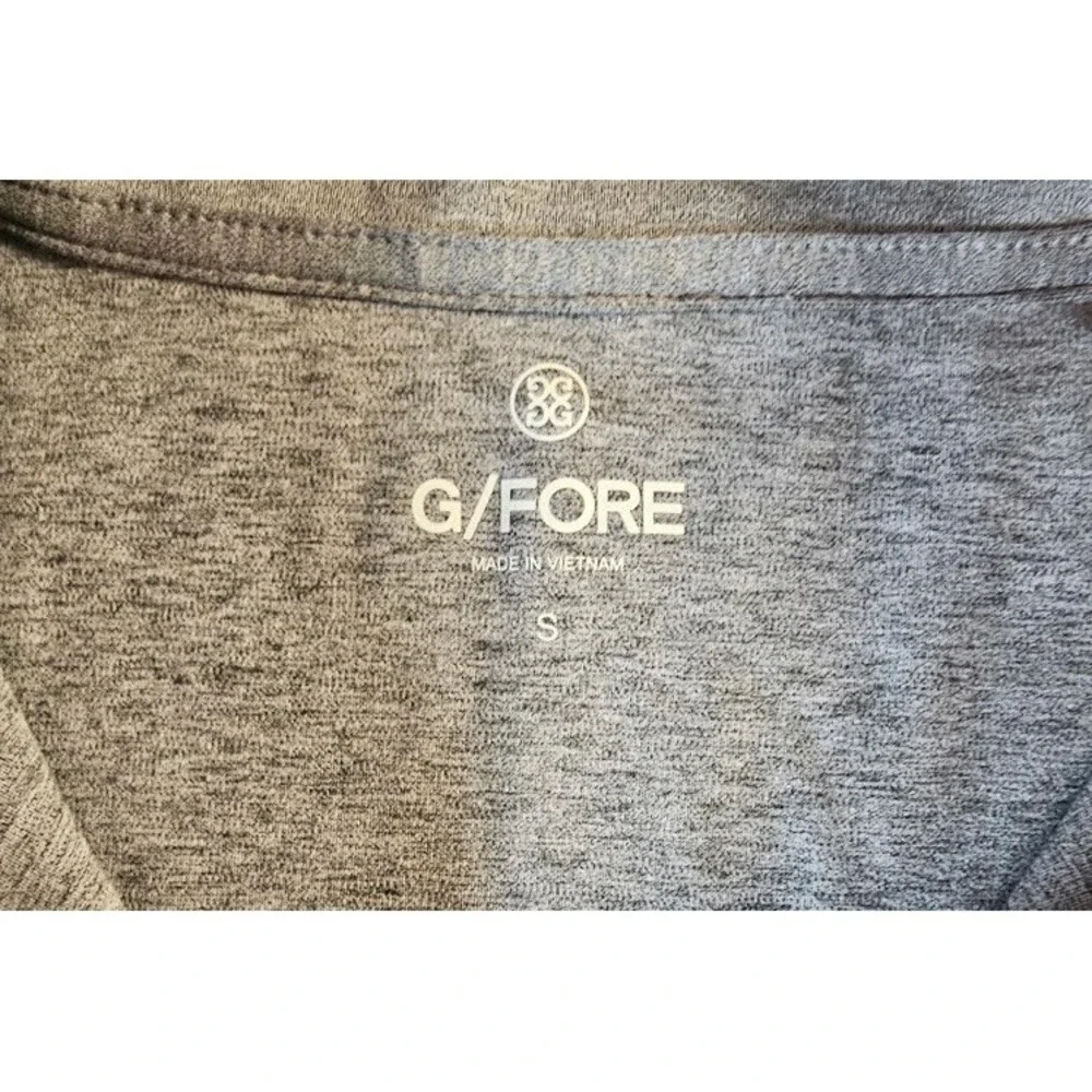 G/FORE 1/4 Zip Sweater‎ Mens Small Gray Long Sleeve Pullover Golf Casual Stretch